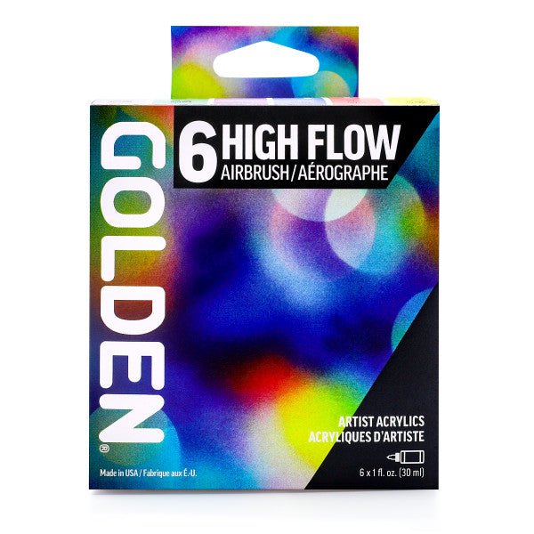 High Flow Acrylics for Airbrush, Striping, Textiles, Marbleizing