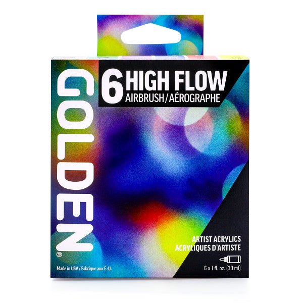 Golden High Flow Acrylic Airbrush Set - merriartist.com