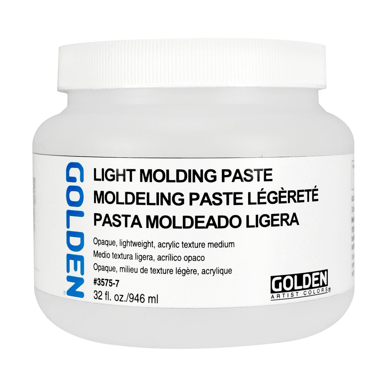 Golden Light Molding Paste 32 oz - merriartist.com