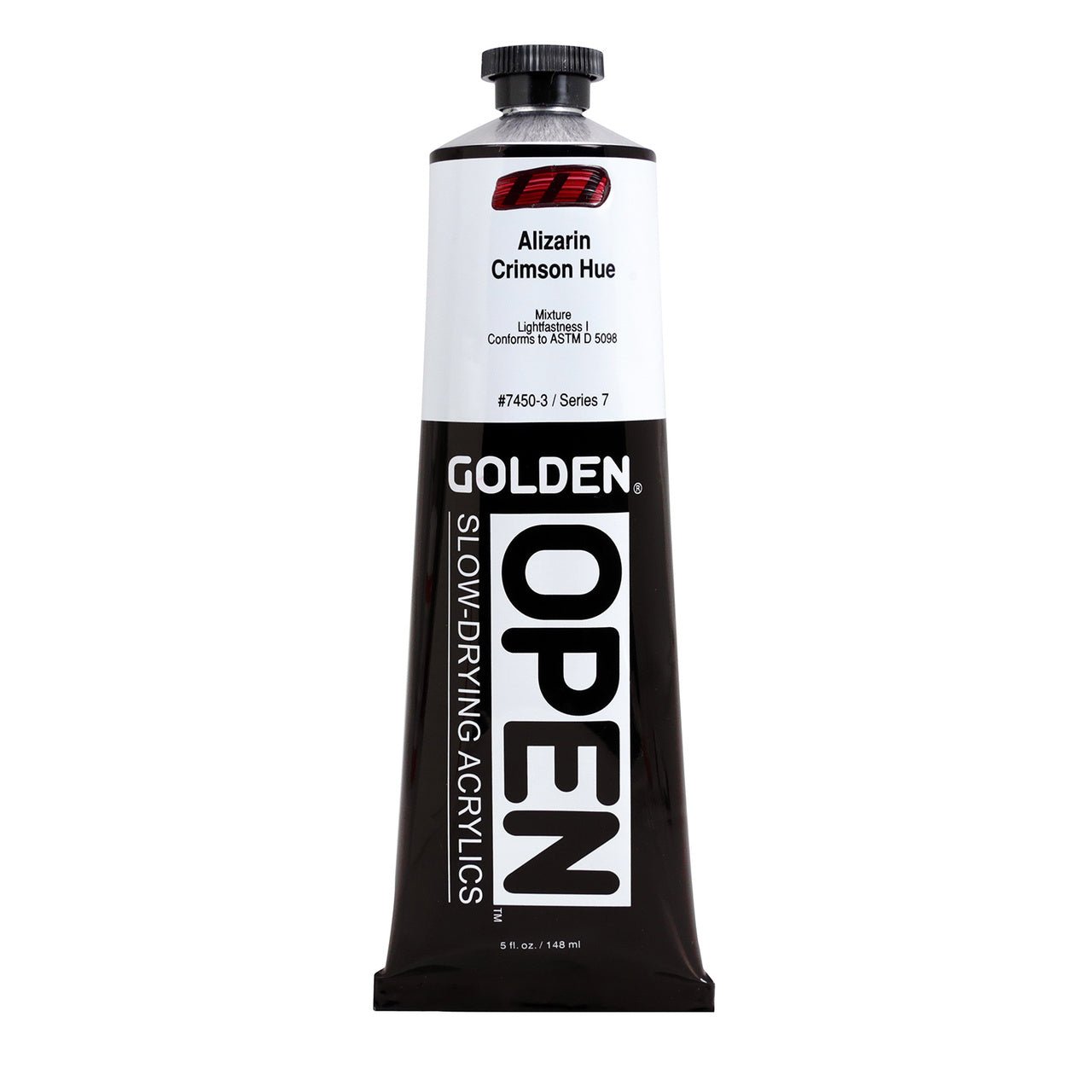 Golden OPEN Acrylic Alizarin Crimson Hue 5 oz - merriartist.com