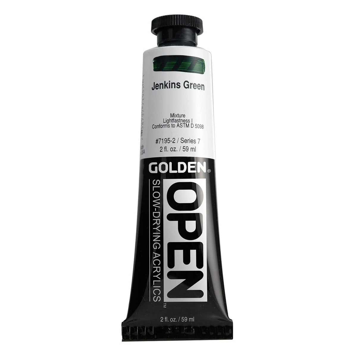 Golden OPEN Acrylic Jenkins Green 2 oz - merriartist.com