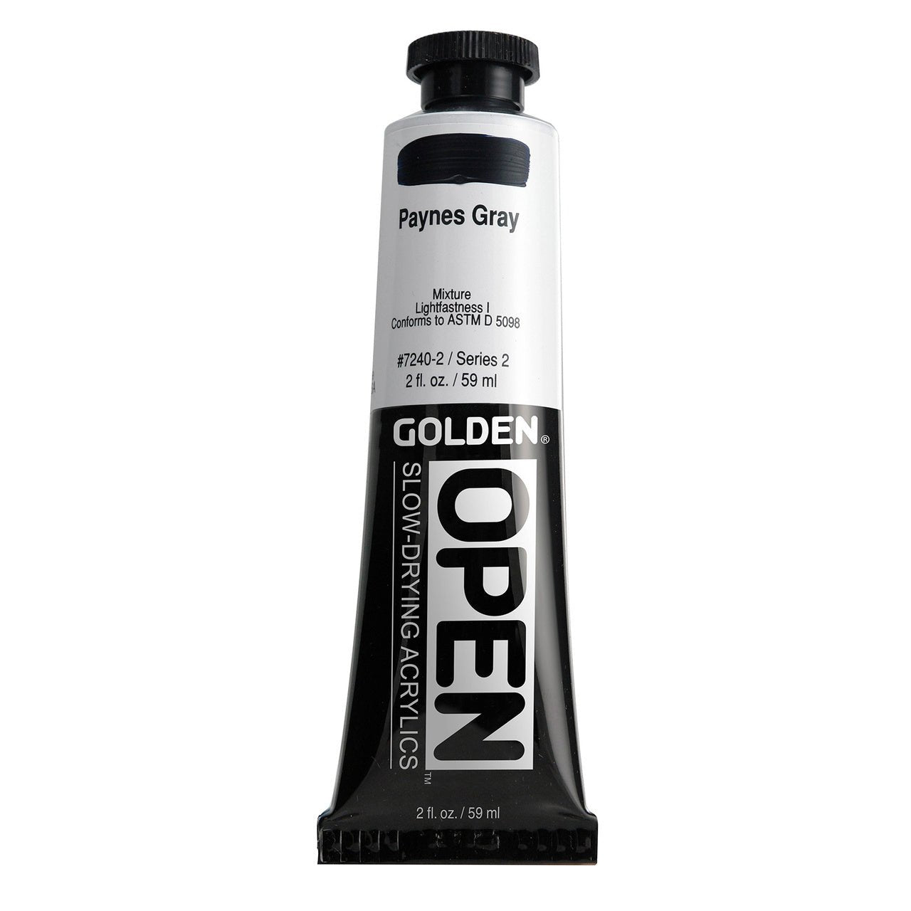 Golden OPEN Acrylic Paynes Gray 2 oz - merriartist.com