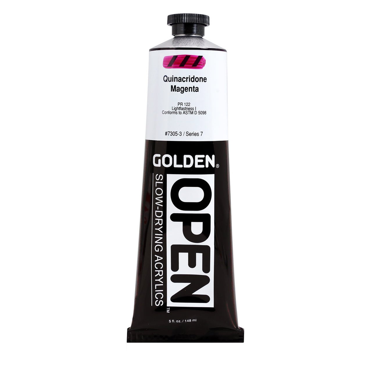 Golden OPEN Acrylic Quin. Magenta 5 oz - merriartist.com