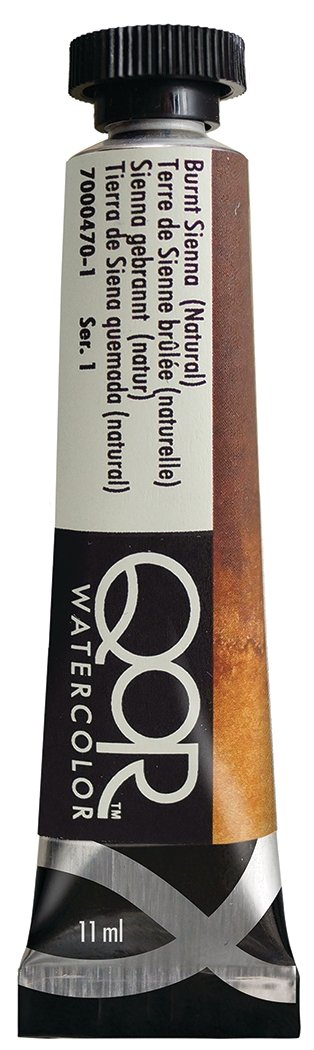 Golden QoR Watercolor 11 ml - Burnt Sienna (Natural) - merriartist.com