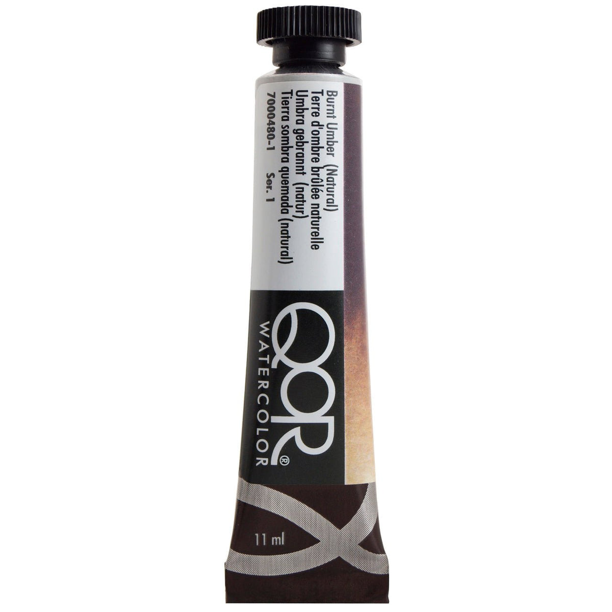 Golden QoR Watercolor 11 ml - Burnt Umber (Natural) - merriartist.com