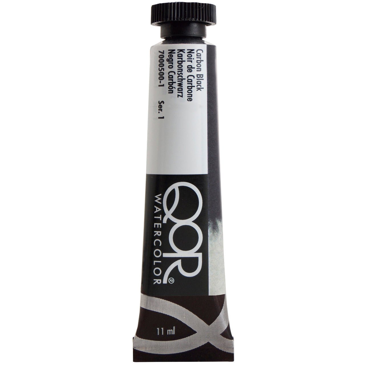 Golden QoR Watercolor 11 ml - Carbon Black - merriartist.com