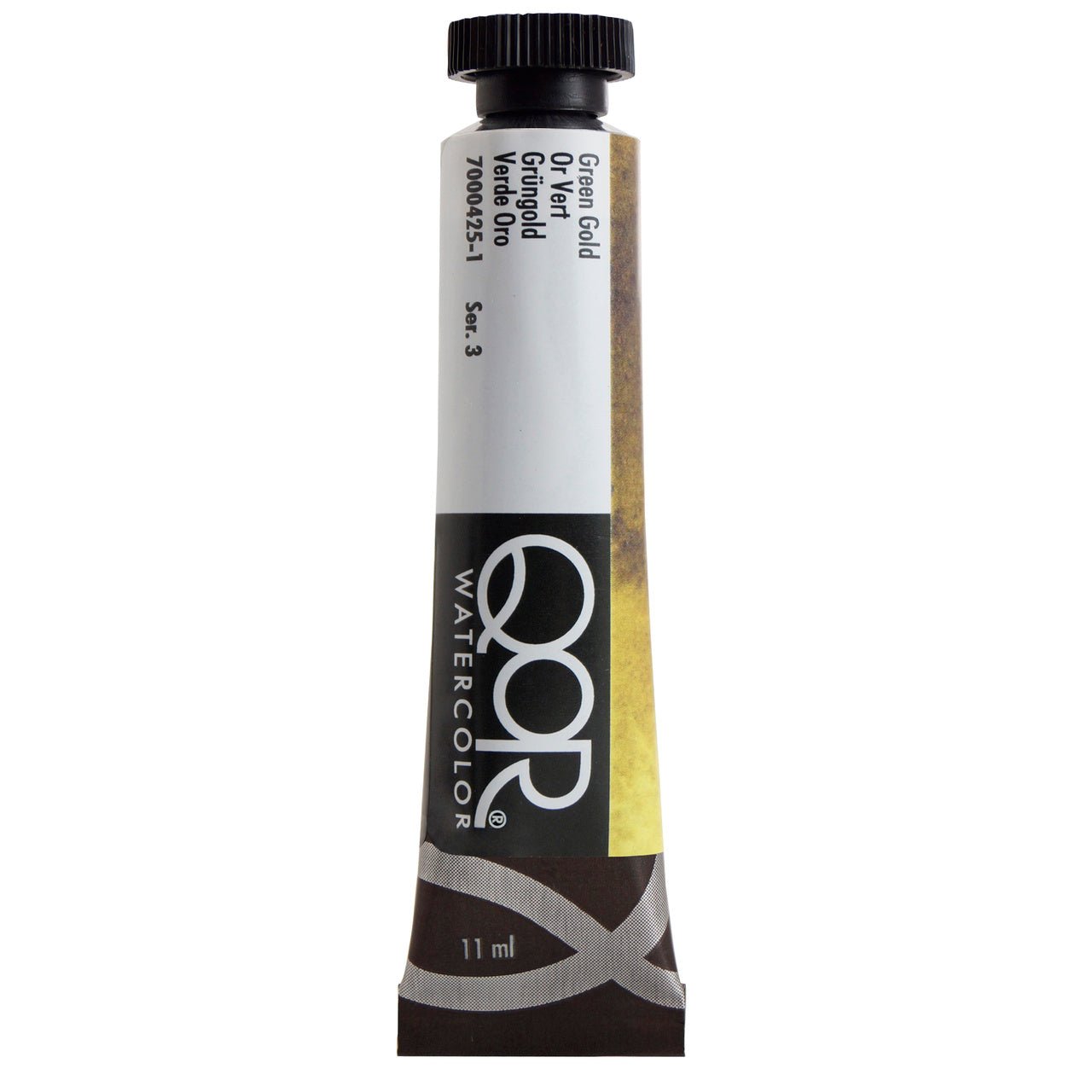 Golden QoR Watercolor 11 ml - Green Gold - merriartist.com