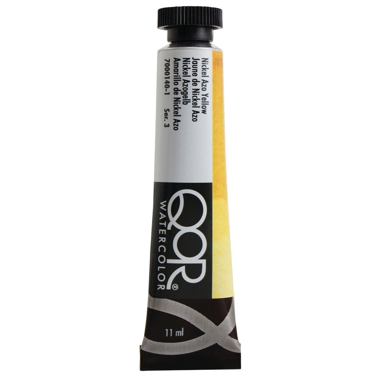 Golden QoR Watercolor 11 ml - Nickel Azo Yellow - merriartist.com