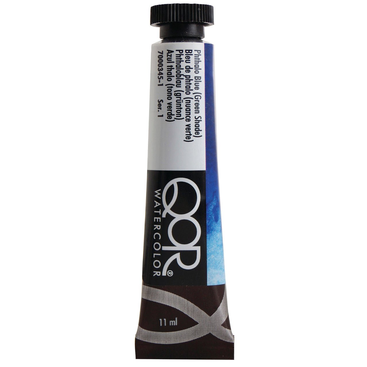 Golden QoR Watercolor 11 ml - Phthalo Blue (green shade) - merriartist.com