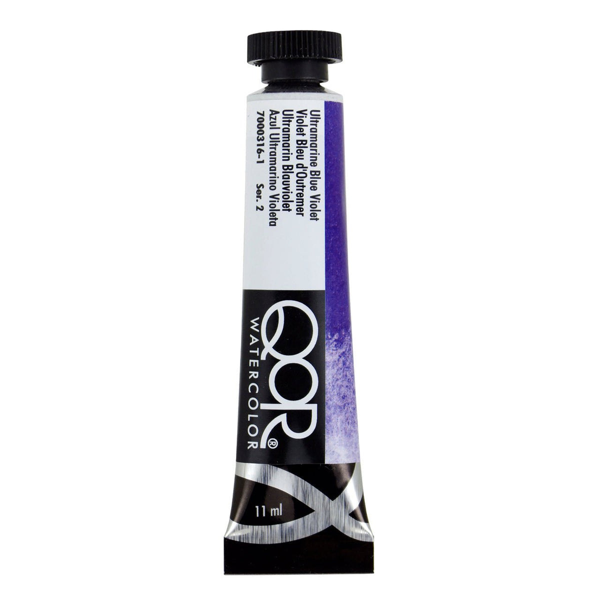 Golden QoR Watercolor 11 ml - Ultramarine Blue Violet - merriartist.com
