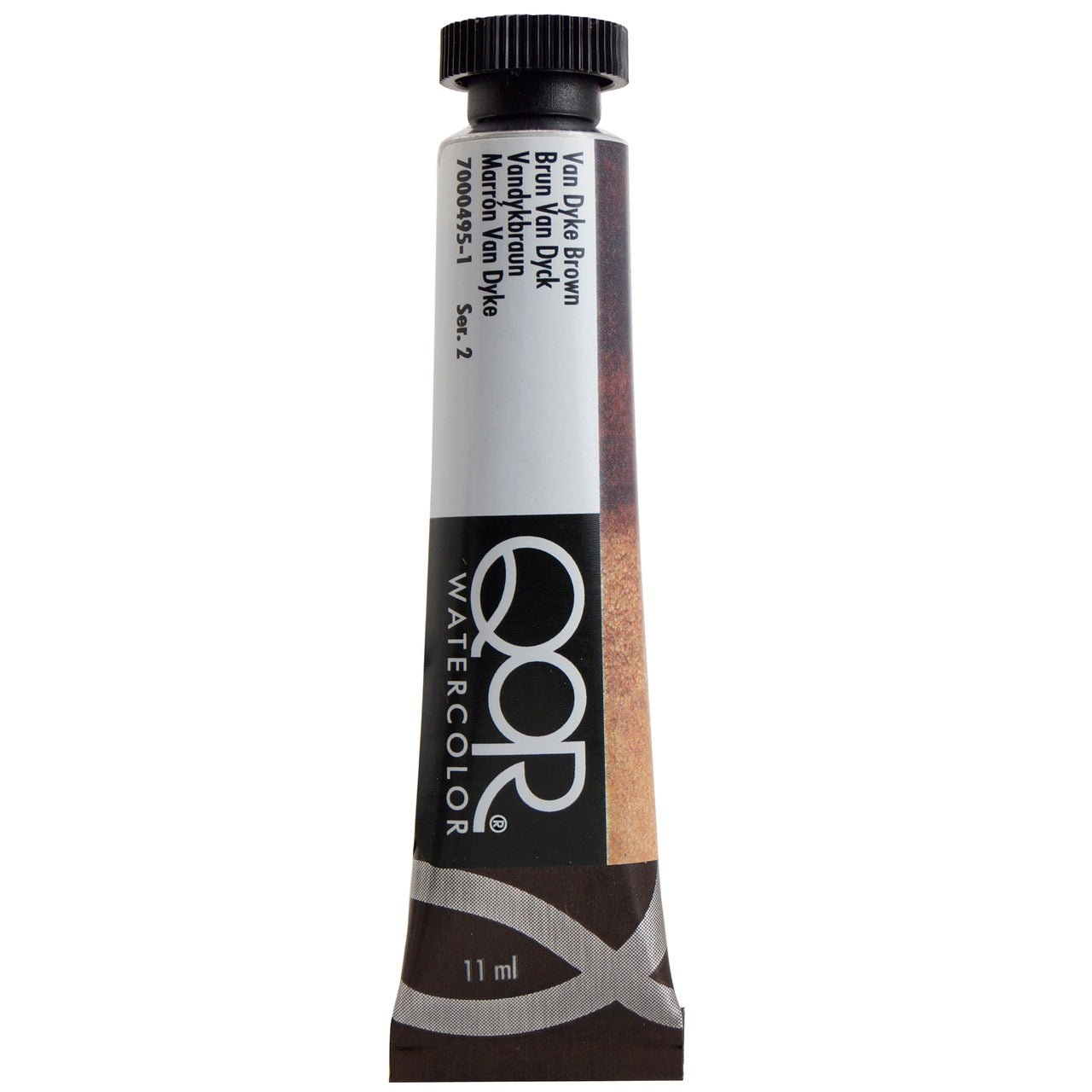 Golden QoR Watercolor 11 ml - VanDyke Brown - merriartist.com