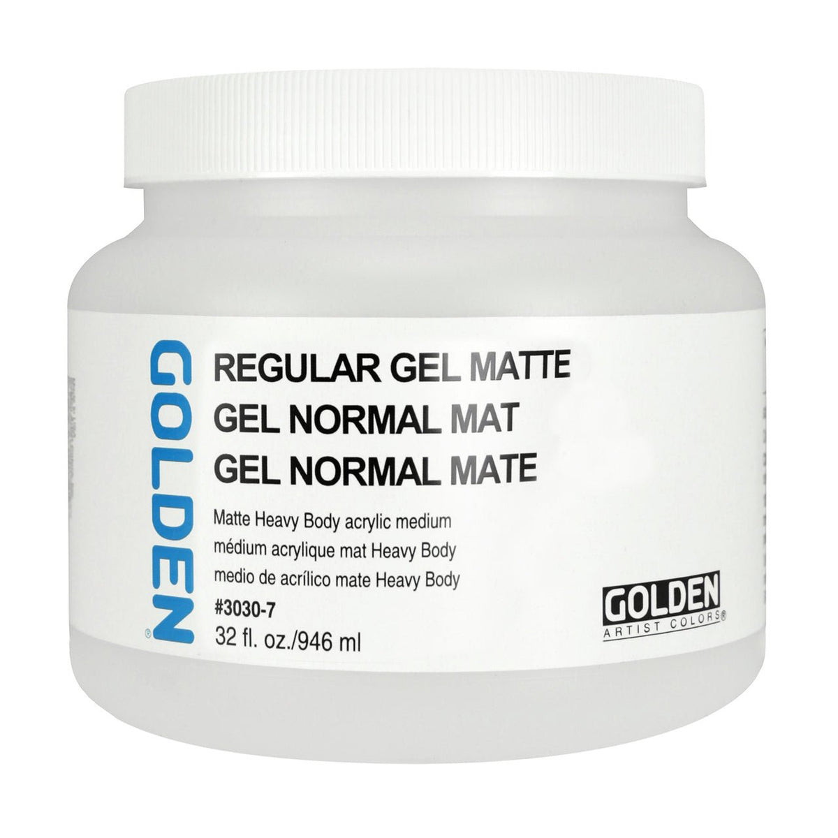Golden Regular Gel - Matte 32 oz - merriartist.com