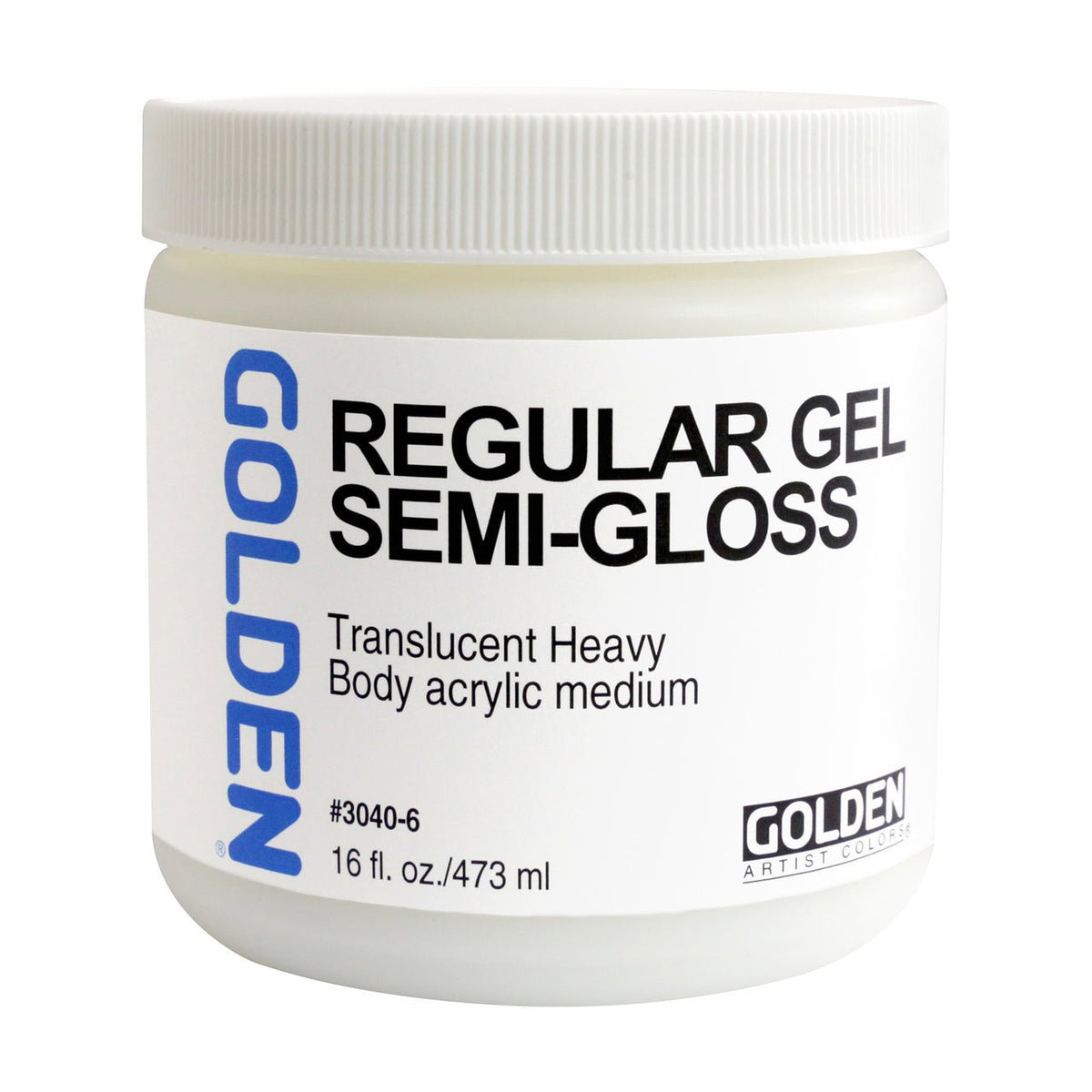Golden Regular Gel - Semi Gloss 16 oz - merriartist.com