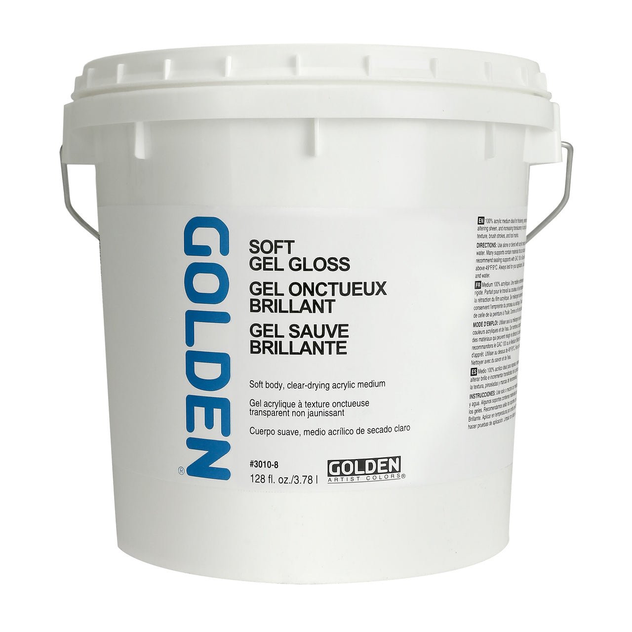 Golden Soft Gel - Gloss 128 oz - merriartist.com