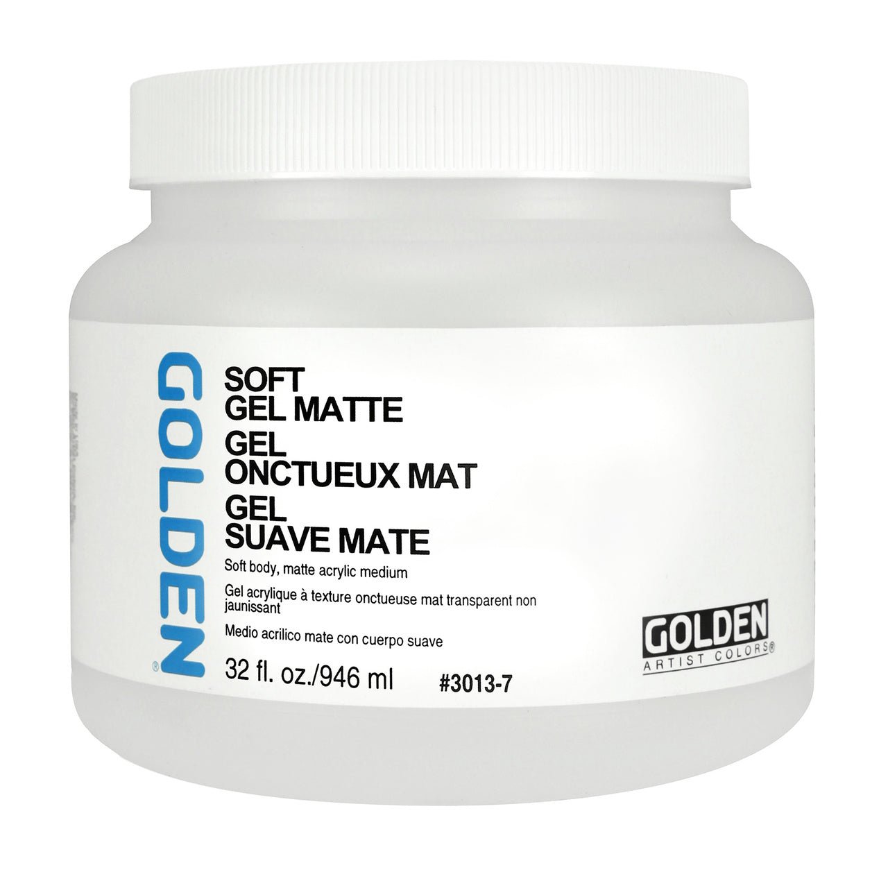 Golden Soft Gel - Matte 32 oz - merriartist.com