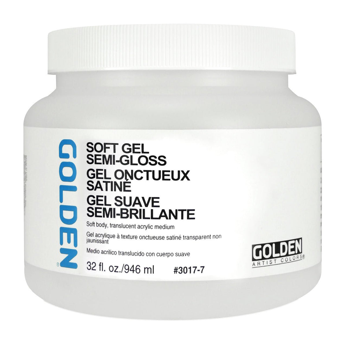 Golden Soft Gel - Semi Gloss 32 oz - merriartist.com