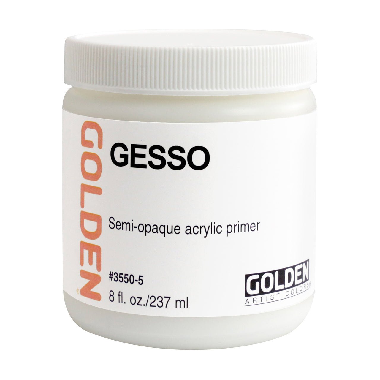 Golden White Gesso 8 oz - merriartist.com