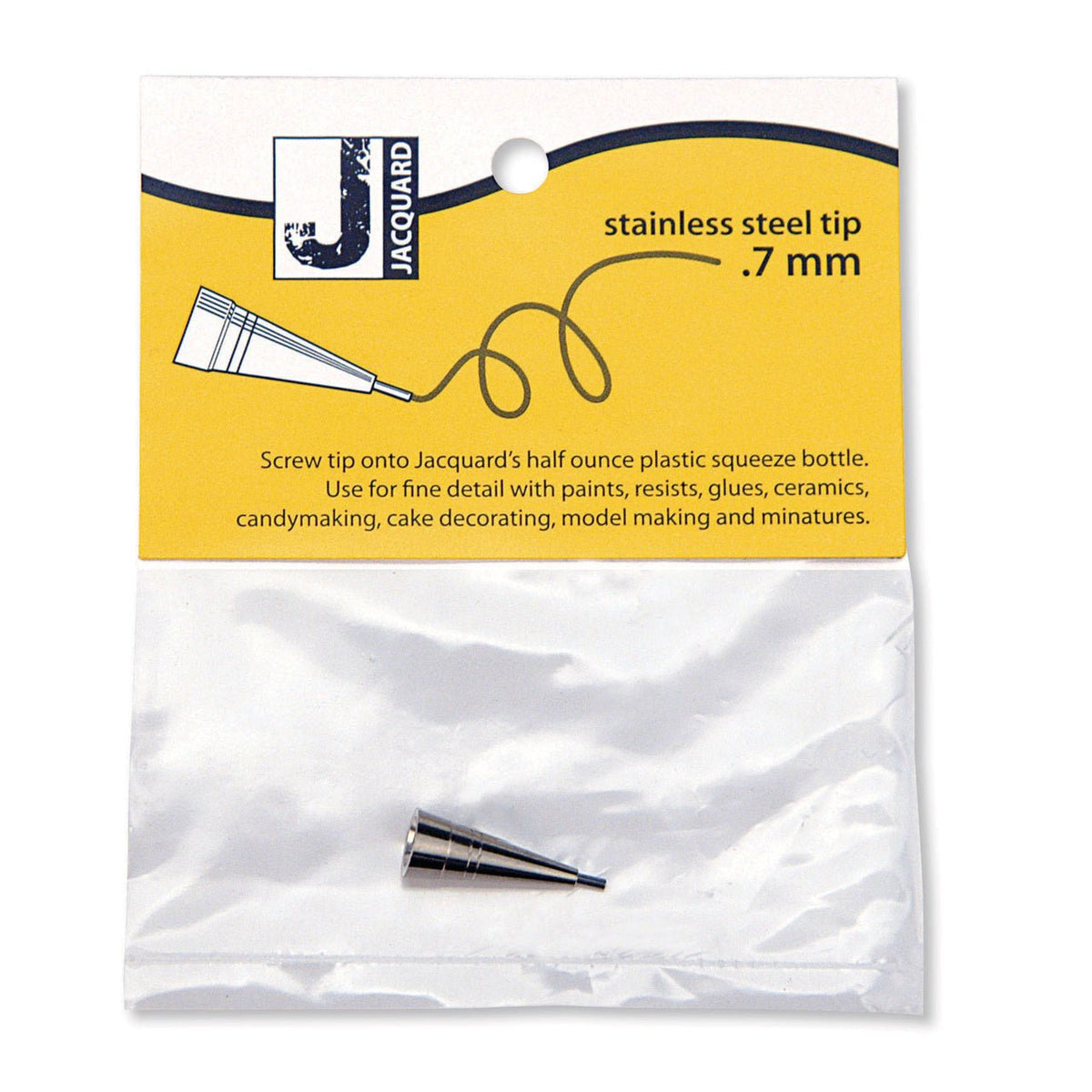 Gutta Dispenser Tip #7 (Medium) Metal - merriartist.com