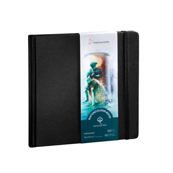 Hahnemuehle 100% Cotton Watercolor Books, 5.5" x 5.5" - Square - merriartist.com