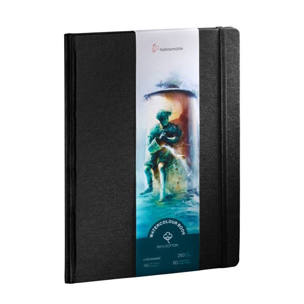 Hahnemuehle 100% Cotton Watercolor Books, A6 (4.1" x 5.8") - Portrait - merriartist.com