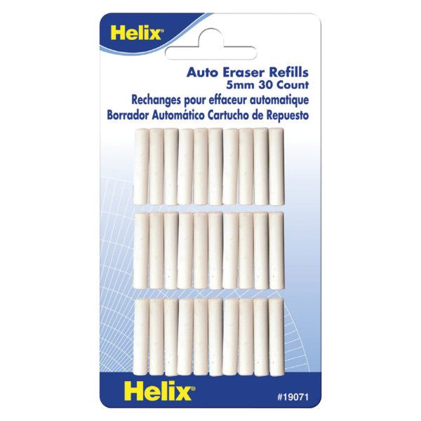 Helix Automatic Eraser refills 30 pack - merriartist.com