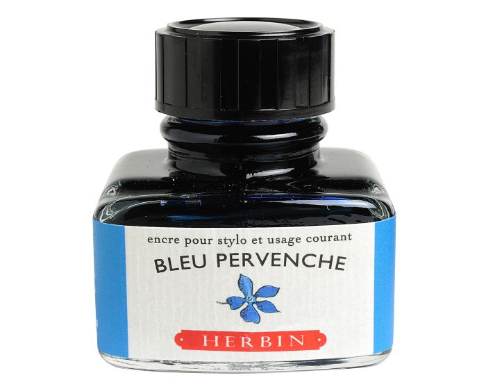 Herbin - Fountain Pen Ink - Bleu Pervenche - 30ml Bottle - merriartist.com