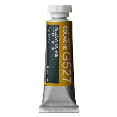 Holbein Artists Gouache 15 ml - 527 Yellow Ochre - merriartist.com