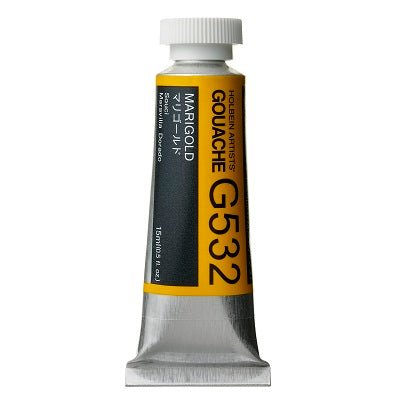 Holbein Artists Gouache 15 ml - 532 Marigold - merriartist.com