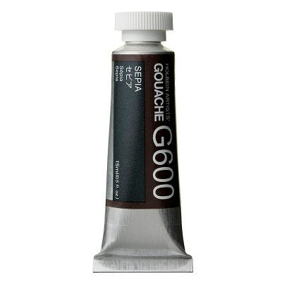 Holbein Artists Gouache 15 ml - 600 Sepia - merriartist.com