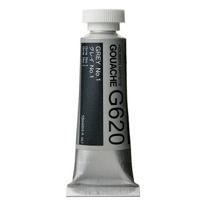 Holbein Artists Gouache 15 ml - 620 Grey N1 - merriartist.com