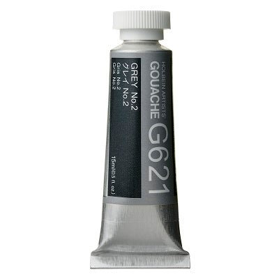 Holbein Artists Gouache 15 ml - 621 Grey N2 - merriartist.com