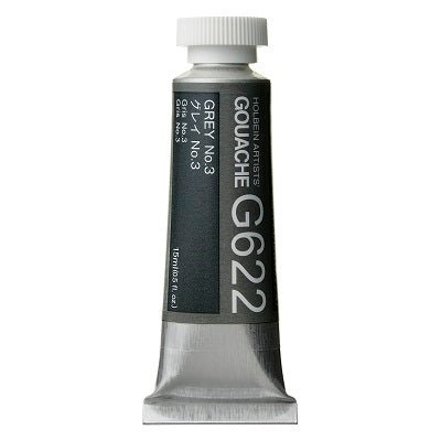 Holbein Artists Gouache 15 ml - 622 Grey N3 - merriartist.com