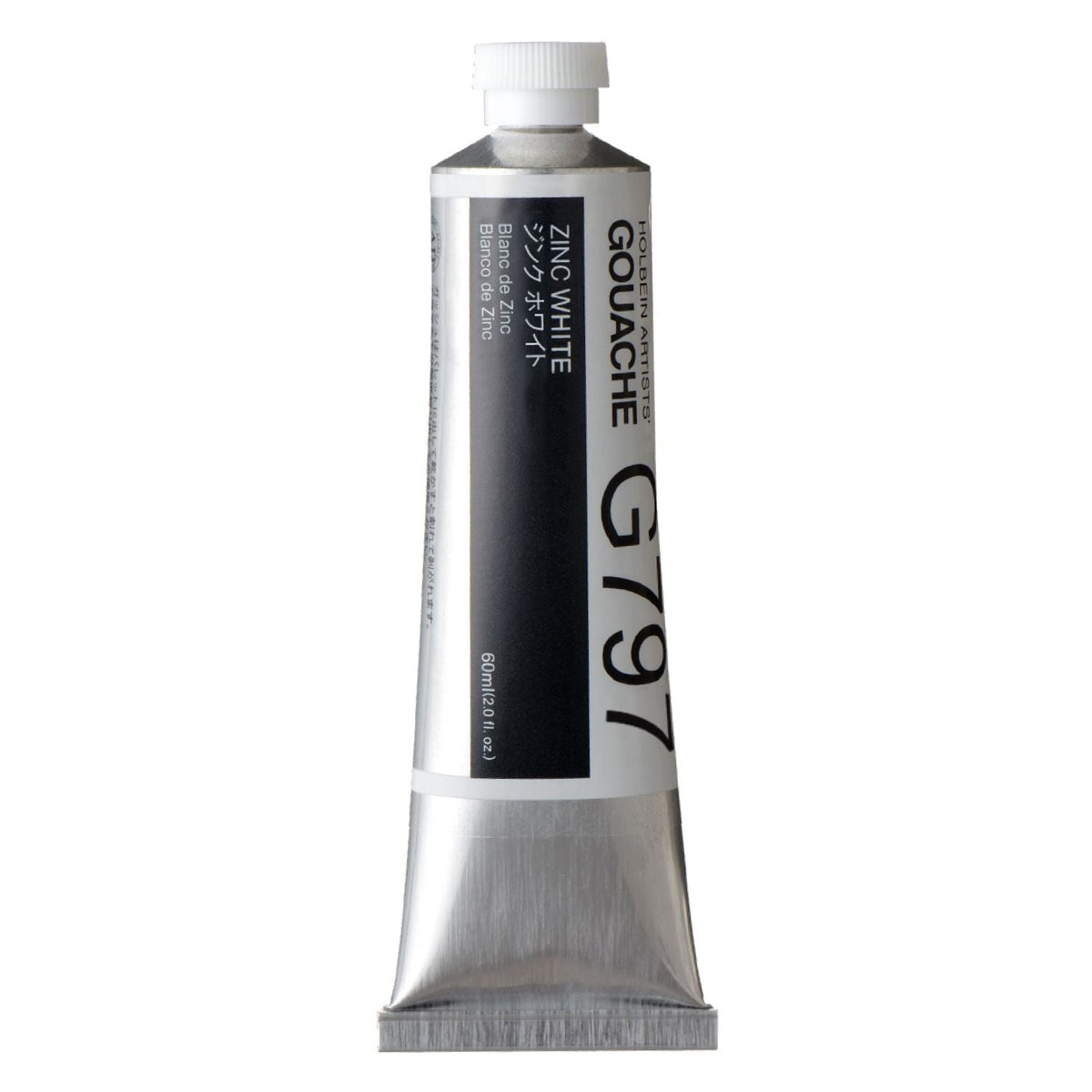 Holbein Artists Gouache 60 ml - 797 Zinc White - merriartist.com