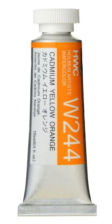Holbein Artists Watercolor 15 ml - Cadmium Yellow Orange - merriartist.com