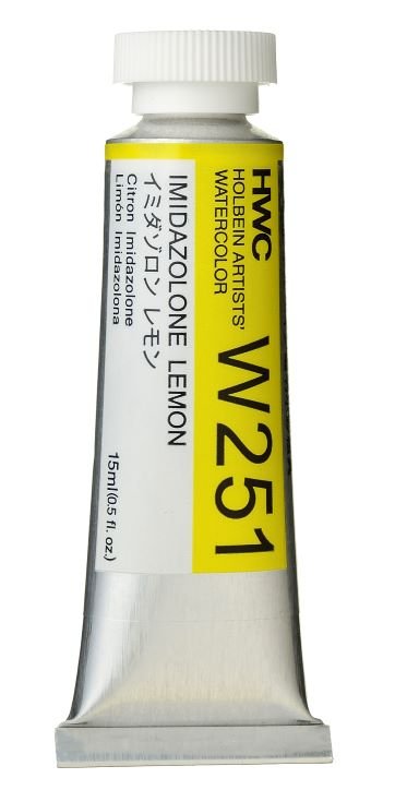 Holbein Artists Watercolor 15 ml - Imidazolone Lemon - merriartist.com