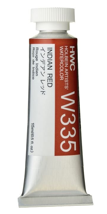 Holbein Artists Watercolor 15 ml - Indian Red - merriartist.com