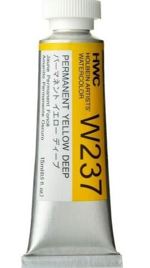 Holbein Artists Watercolor 15 ml - Permanent Yellow Deep - merriartist.com