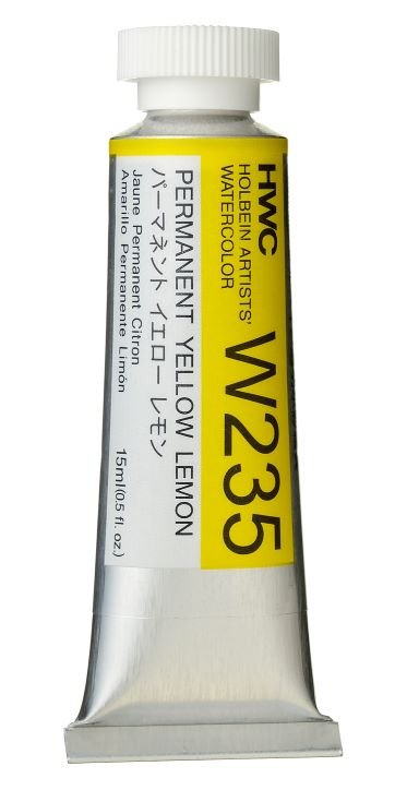 Holbein Artists Watercolor 15 ml - Permanent Yellow Lemon - merriartist.com