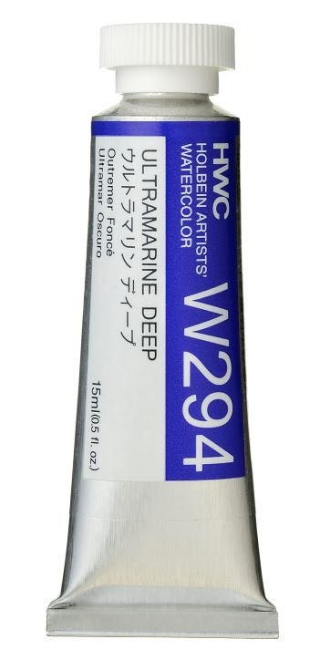 Holbein Artists Watercolor 15 ml - Ultramarine Deep - merriartist.com