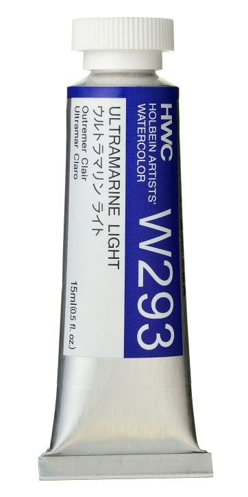 Holbein Artists Watercolor 15 ml - Ultramarine Light - merriartist.com