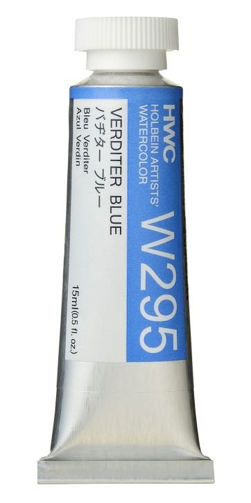 Holbein Artists Watercolor 15 ml - Verditer Blue - merriartist.com