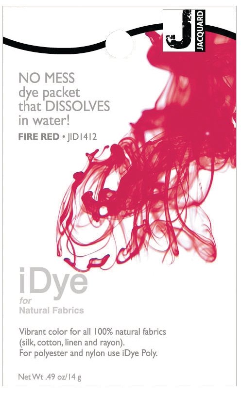 iDye Fire Red (for natural fibers) - merriartist.com