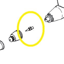 Iwata Airbrush Replacement Part I-080-8 Fluid Nozzle 0.3 mm - merriartist.com