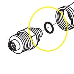 Iwata Airbrush Replacement Part I-083-1 Packing O-Ring for Head Base - merriartist.com