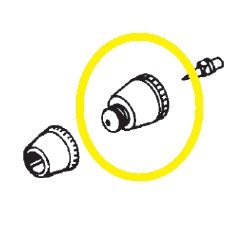 Iwata Airbrush Replacement Part I-140-3 Nozzle Cap 0.3 mm - merriartist.com