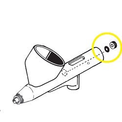 Iwata Airbrush Replacement Part I-725-1 PTFE Needle Packing - merriartist.com
