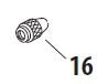 Iwata NEO Airbrush Replacement Part N-120-2 Chucking Nut for TRN1 and TRN2 - merriartist.com