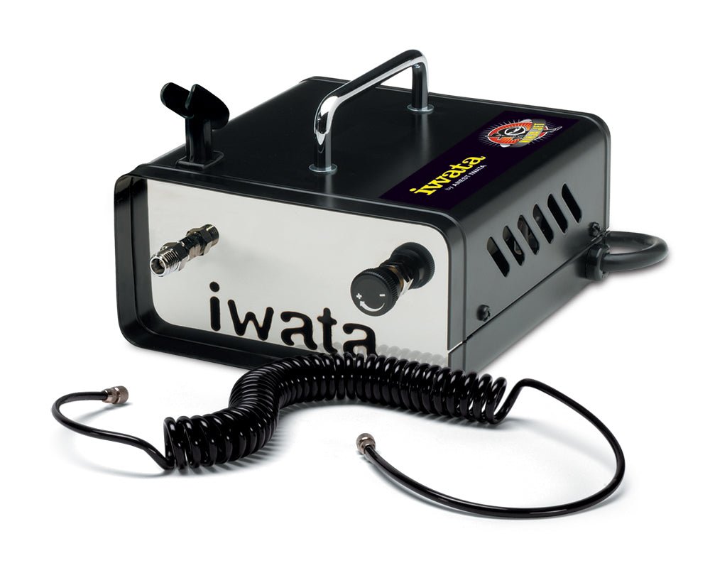 Iwata Ninja Jet Mini Airbrush Compressor IS-35 - merriartist.com