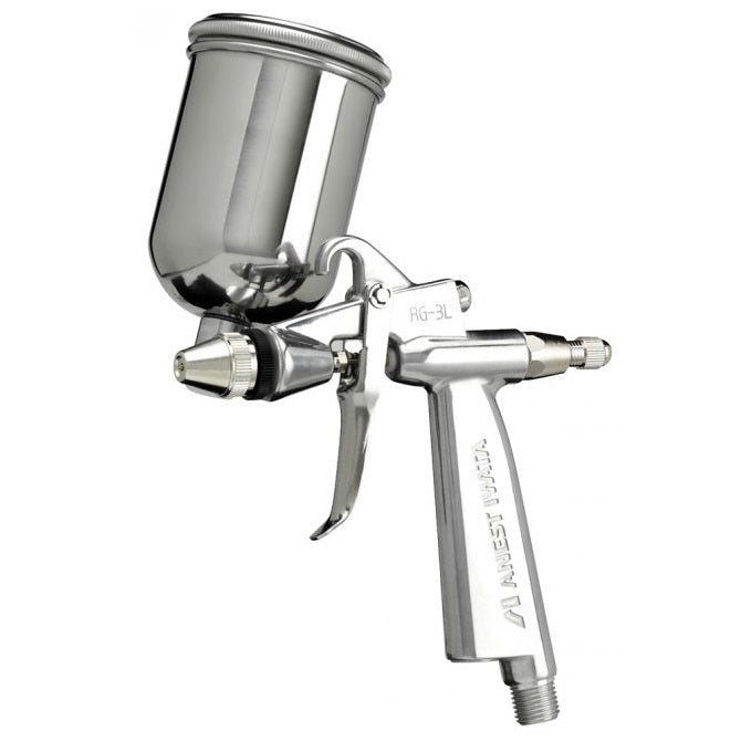 Iwata RG-3L Mini Spray Gun (with PC-61 4 oz cup) 0.6 mm round pattern cap - merriartist.com