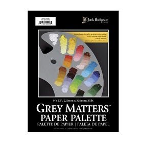 Jack Richeson Grey Matters Paper Palette 9X12 - merriartist.com
